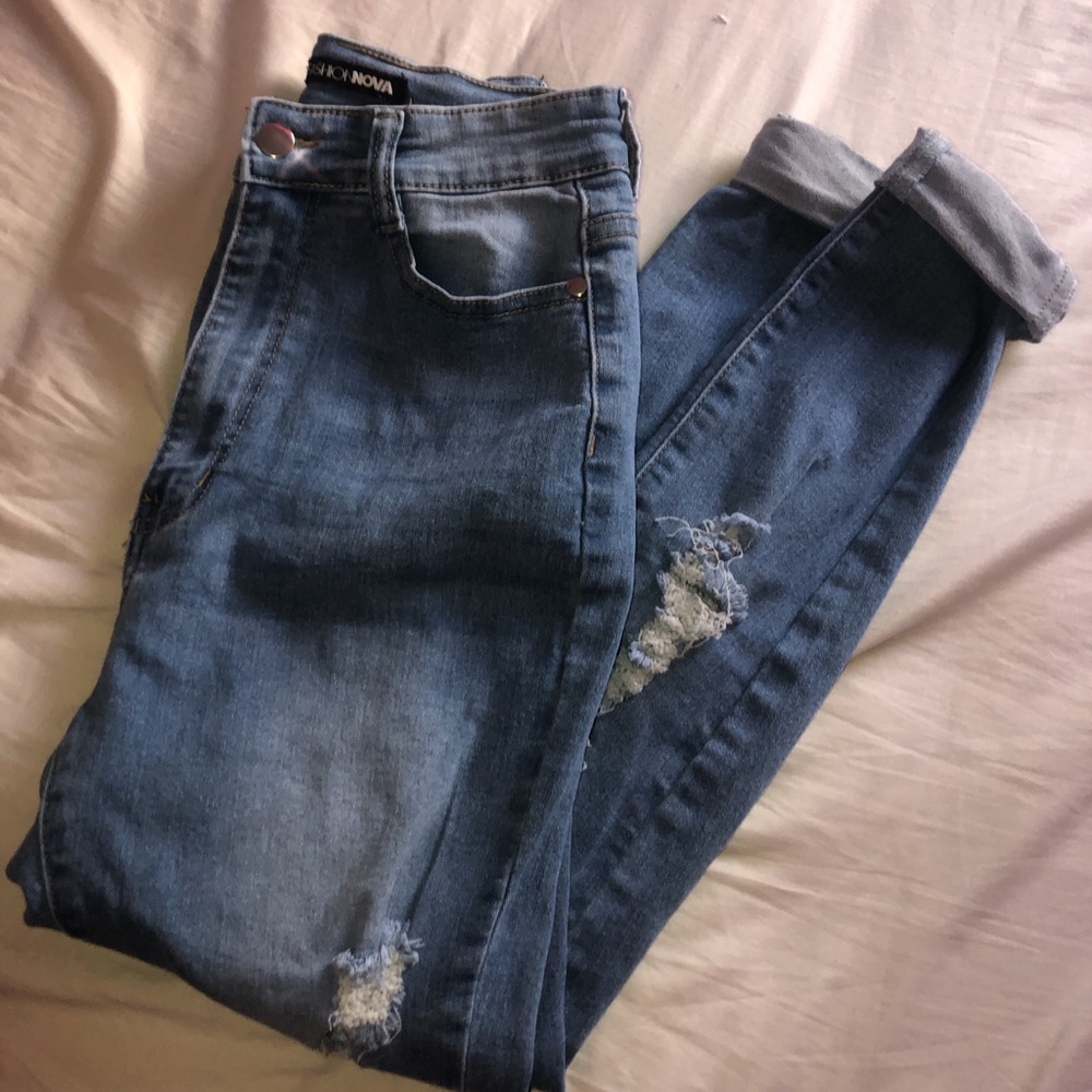 Fashion Nova Ripped Jeans